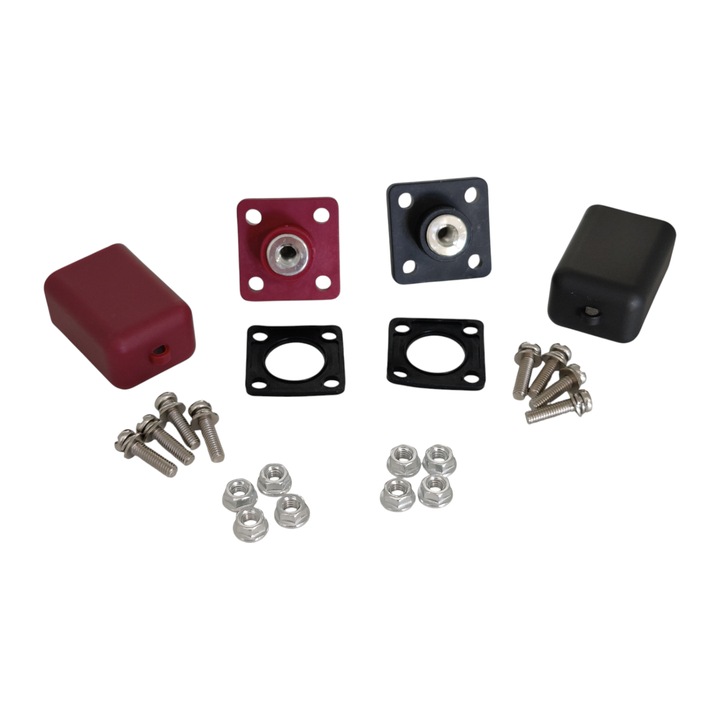 Set Conectori de Putere 120A, Capac protectie borna, surub M6, universal, alama premium