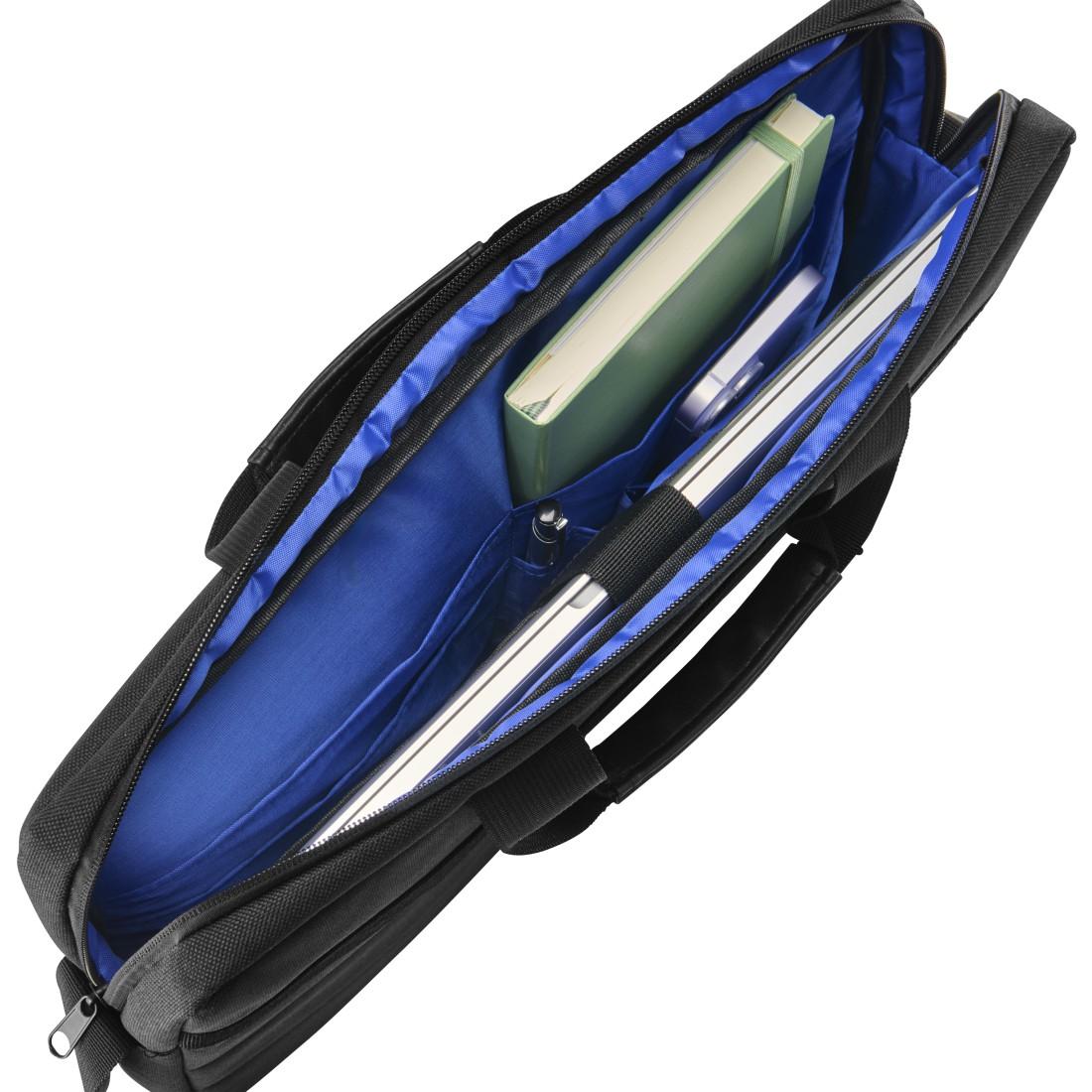 Rucsac laptop, Hama, 00231018, negru, 15, 6 inch, material poliester, unisex, buzunar frontal, inchidere fermoar, toarta de transport