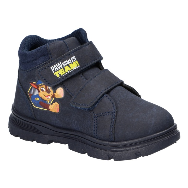 Детски боти Pw0820 Paw Patrol Chase, зимни боти с велкро, неплъзгаща се подметка, Тъмносин