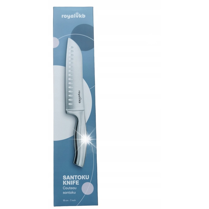 Cutit Santoku Royal VKB 18cm inox maner otel