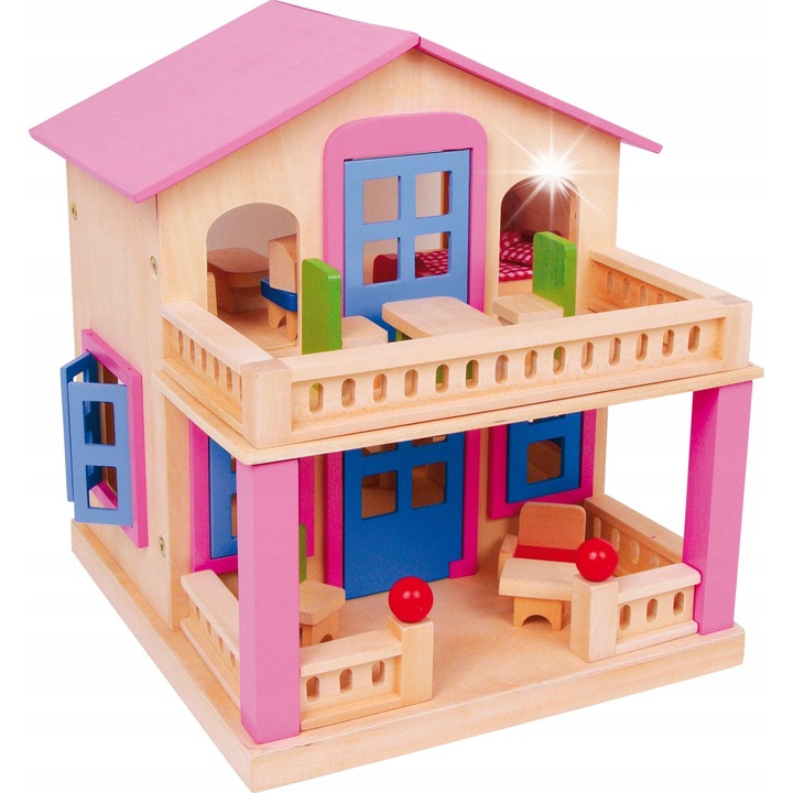 Dollhouse Small Foot Clara wooden 33x35x39cm