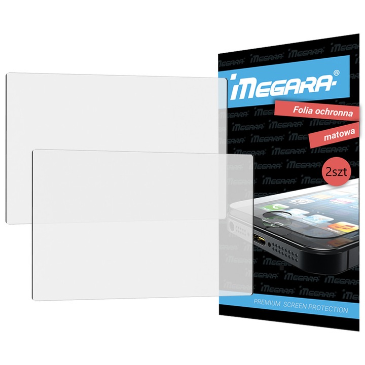 Set 2 folii protective Megara 10" IPS WIFI matte, adeziv complet, fără bule, antireflexiv