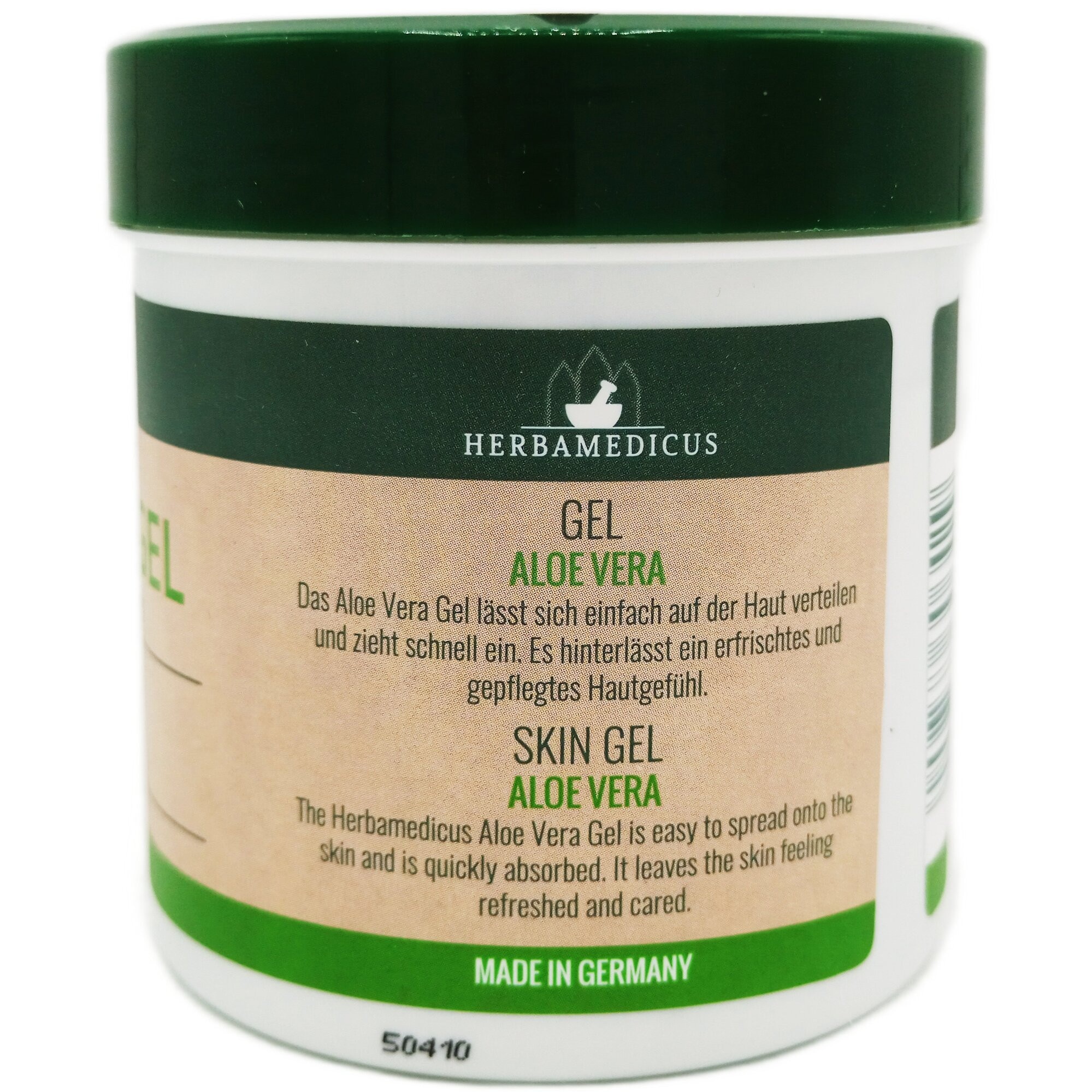 Gel de Aloe Vera (cu concentratie mare 50%), efect calmant, hranire si  hidratare intensa, vegan, 250ml, Herbamedicus - eMAG.ro