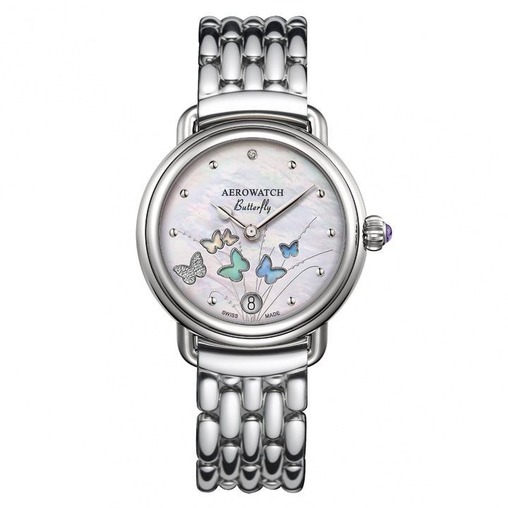 Ceas dama Aerowatch 44960 AA05 M Quartz Argintiu