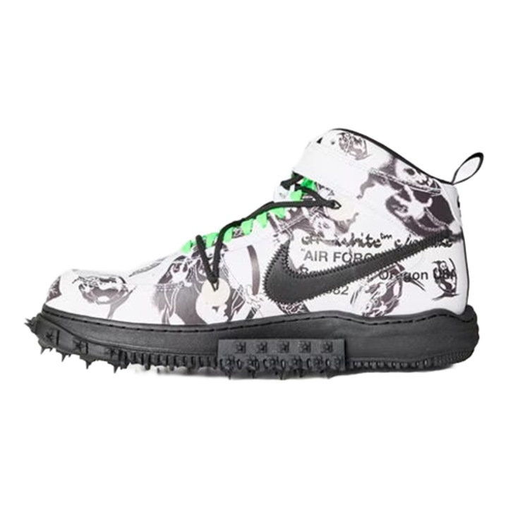 Pantofi sport Nike air force 1 mid off wht blk, Multicolor, 40