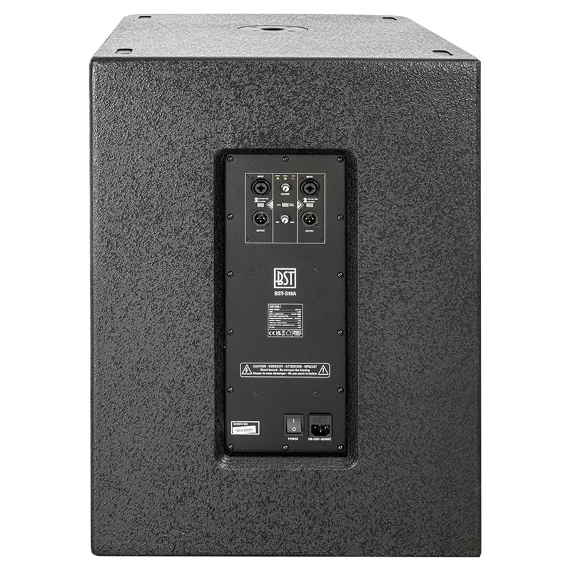 Subwoofer activ BST 18" 800W RMS, cutie XXL, 550x710x710mm