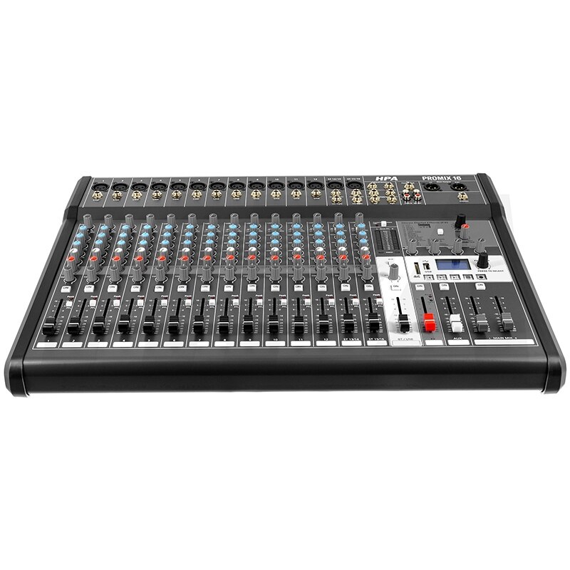 Mixer analogic HPA Promix 16, 16 canale, multi-efecte, 48V, 432x590x106, 2mm