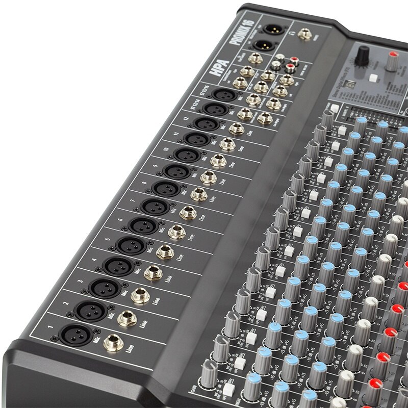 Mixer analogic HPA Promix 16, 16 canale, multi-efecte, 48V, 432x590x106, 2mm
