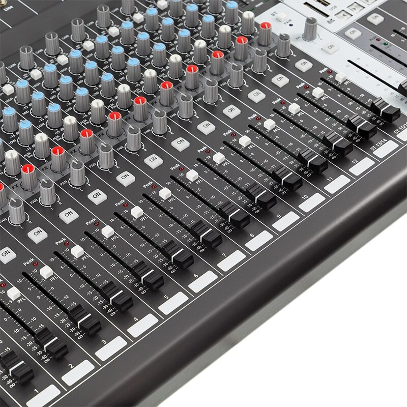 Mixer analogic HPA Promix 16, 16 canale, multi-efecte, 48V, 432x590x106, 2mm