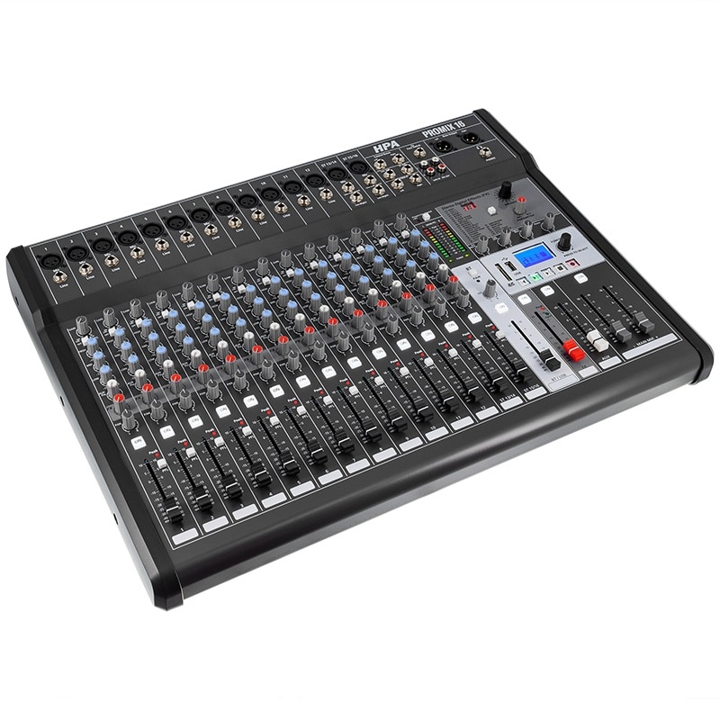 Mixer analogic HPA Promix 16, 16 canale, multi-efecte, 48V, 432x590x106, 2mm
