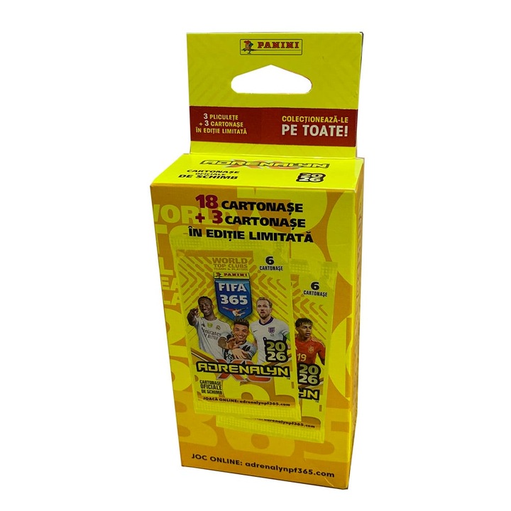 Set cartonase Panini FIFA 365 - Adrenalyn XL 2026, Ecoblister