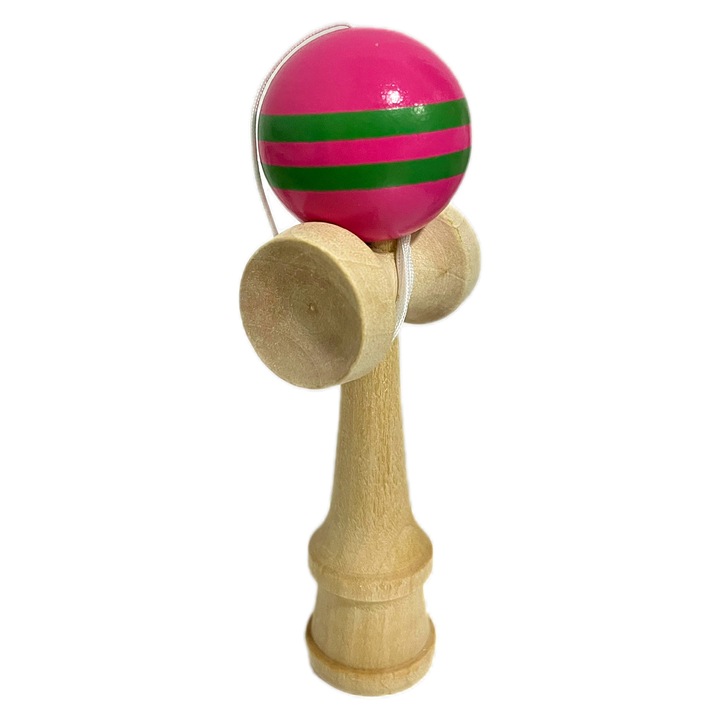 Kendama mini 12 cm model roz - eMAG.ro