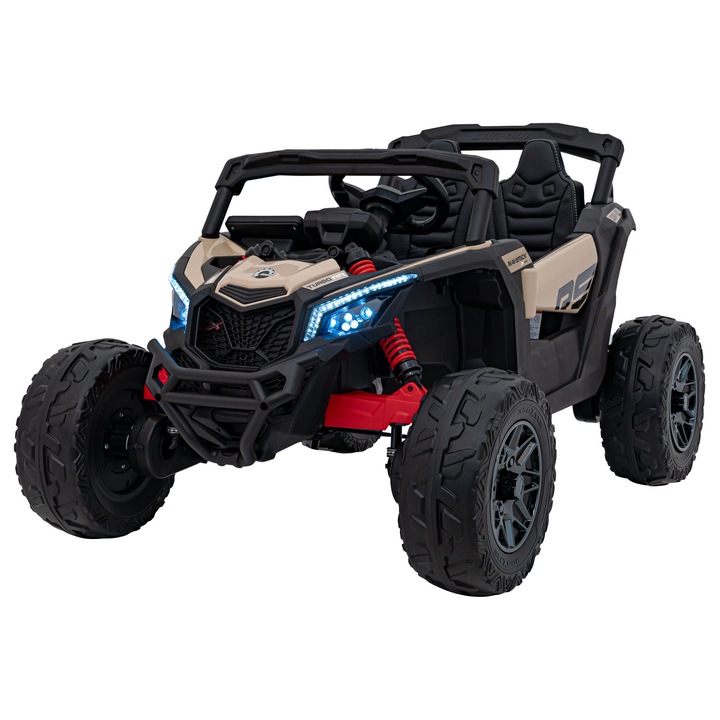 UTV electric pentru copii Autokids Can-Am Maverick 12V 4x4 (CA003) Negru