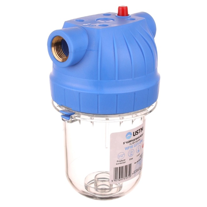 Carcasa filtru apa, diametru 5", 1/2 filet interior