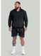 Hanorac Washed Black - STRIX, GymBeam, Negru