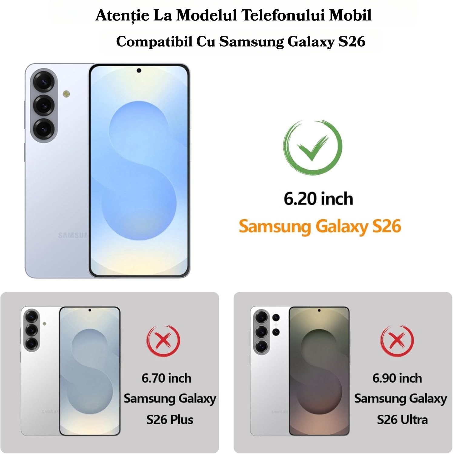 Folie Protectie Telefon, MOGU Folie Sticla Pentru Samsung Galaxy S26, Protectie Profesionala Ecran 3D, Anti Zgarieturi, din Sticla Securizata 9H+, Claritate Super HD, Tratament Oleofobic, Kit de instalare cu configurare instantanee, Transparenta