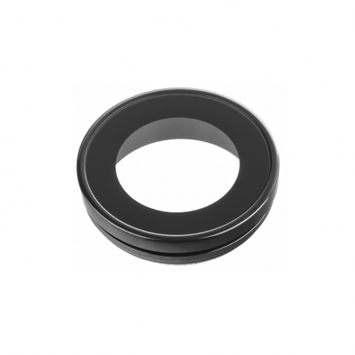 Geam Camera Spate SOHO, iPhone 12 Pro Max, UltraWide, Negru, cu Rama Interioara