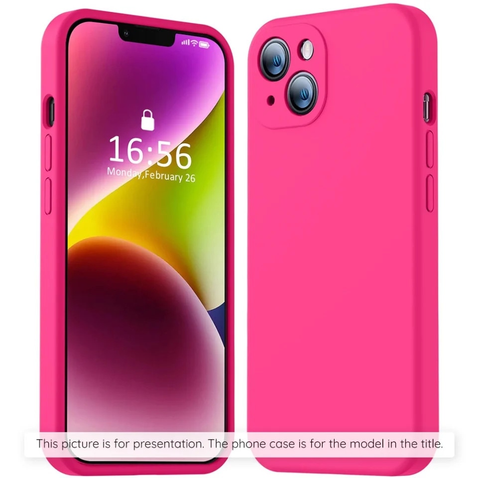 Husa pentru Honor 400 Smart / X7d 4G, SKYDDAR INNOVATION, din Silicon Catifelat, SoftElegance, set cu sticker, Fucsia