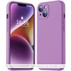 Husa pentru Honor Magic8 Pro, SKYDDAR INNOVATION, din Silicon Catifelat, SoftElegance, set cu sticker, Mov