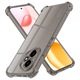 Husa pentru Honor Magic8 Pro, SKYDDAR INNOVATION, Shockproof Clear Silicone, Silicon Slim, set cu sticker, Fumuriu