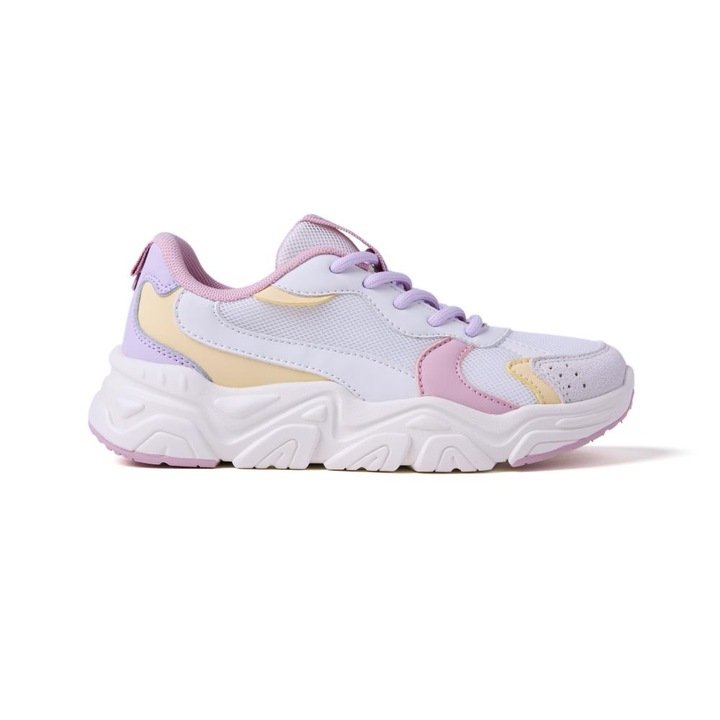 Gioseppo, Pantofi sport din plasa Baxter, Alb