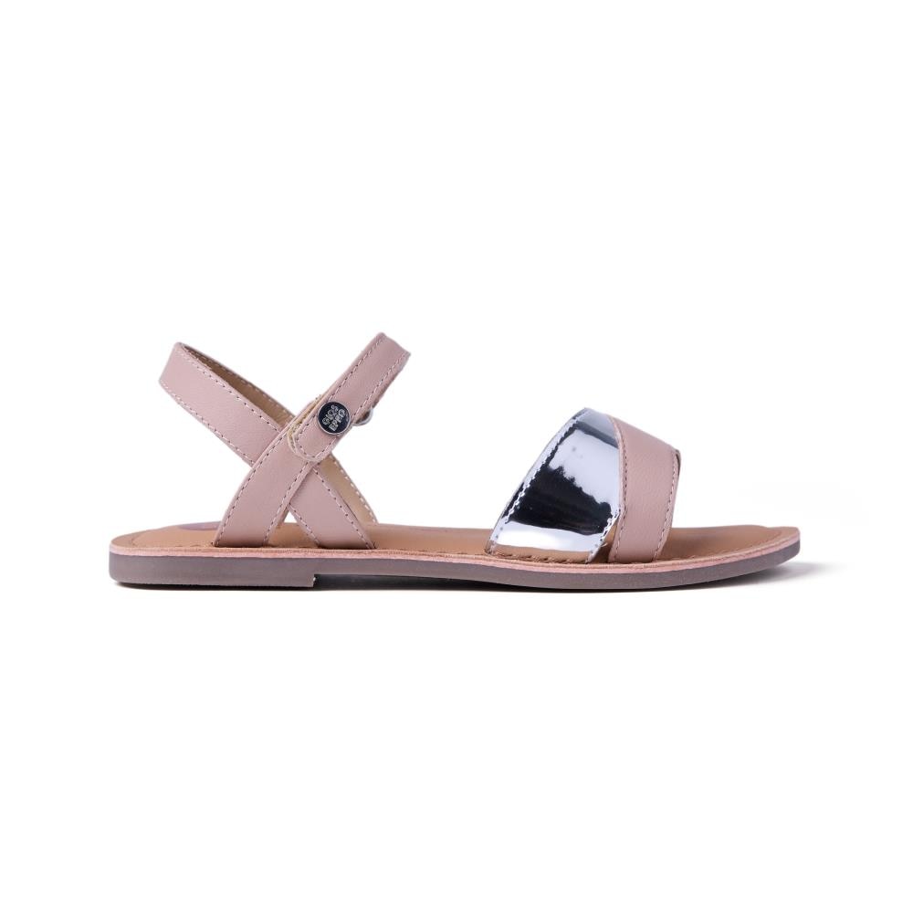Gioseppo, Sandale din piele cu inchidere velcro Awendo, Roz pastel, 36 EU