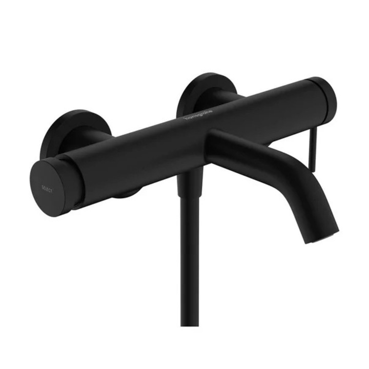 Baterie cada - dus negru mat Hansgrohe Tecturis S