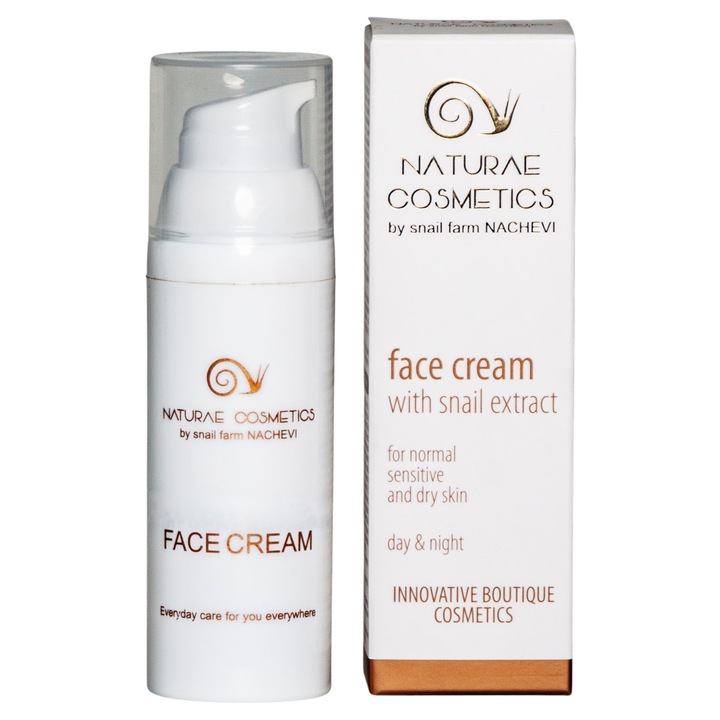 Naturae Cosmetics arckrém csiga kivonattal, 50 ml