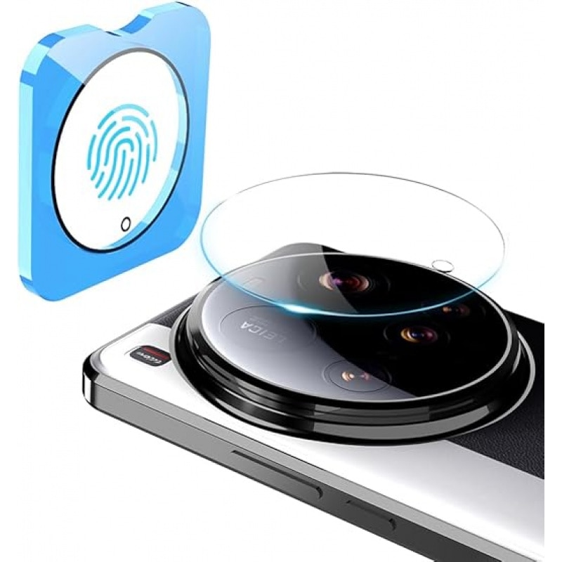 Set 2 Folii Protectie Camera Foto Transparenta din Sticla Securizata 9H pentru Xiaomi 15 Ultra