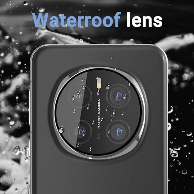 Set 2 Folii Protectie Camera Foto din Sticla Securizata 9H pentru Honor Magic 7 Pro, Transparenta, Anti-scratch