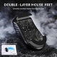 Мишка ATTACK SHARK R11 Ultra 8Kм безжична, геймърска, въглеродни влакна, сензор PAW3950 MAX, ултра лека 49g, чип Nordic 52840 MCU, 42000 DPI, програмируема мишка с кабел/BT/2.4GHz за PC/Mac, Black Wave