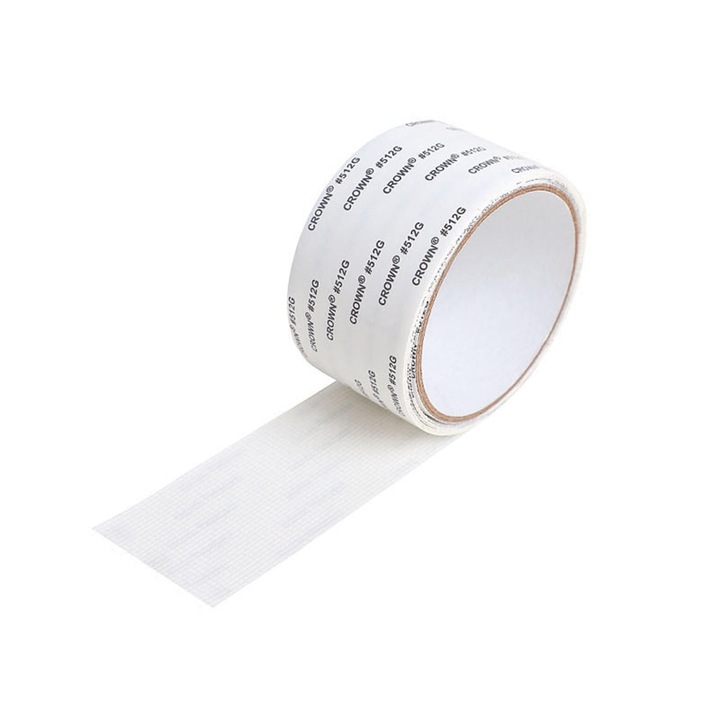 Banda adeziva pentru repararea plasei de fereastra, din fibra de sticla, 2" × 80", potrivita pentru ferestre, usi si plase pentru animale, pentru gauri si rupturi (alb)