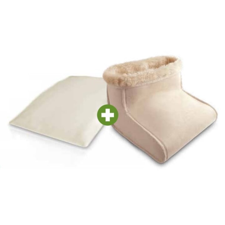 Incalzitor Picioare, Tiravis® Daga, Putere 100W Cu 4 Trepte De Temperatura Reglabila, Perna Electrica Cu Incalzire Rapida Si Oprire Automata, Husa Detasabila Din Piele Moale Pentru Confort Termic Uniform, Ideala Pentru Picioare Reci, Dimensiune 2x1