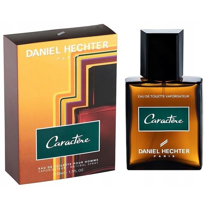 Apa de toaleta barbati Daniel Hechter Caractere, piele, 50ml