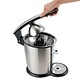 Storcator de citrice KB ELEMENTS Squeezy 300 W, Inox, Recipient 700 ml, Doua conuri de presare, Anti picurare, Componente detasabile, Cioc de scurgere blocabil, Curatare usoara