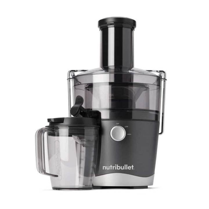 Storcator de fructe, NutriBullet, 800 W, 1.5 L, argintiu/gri