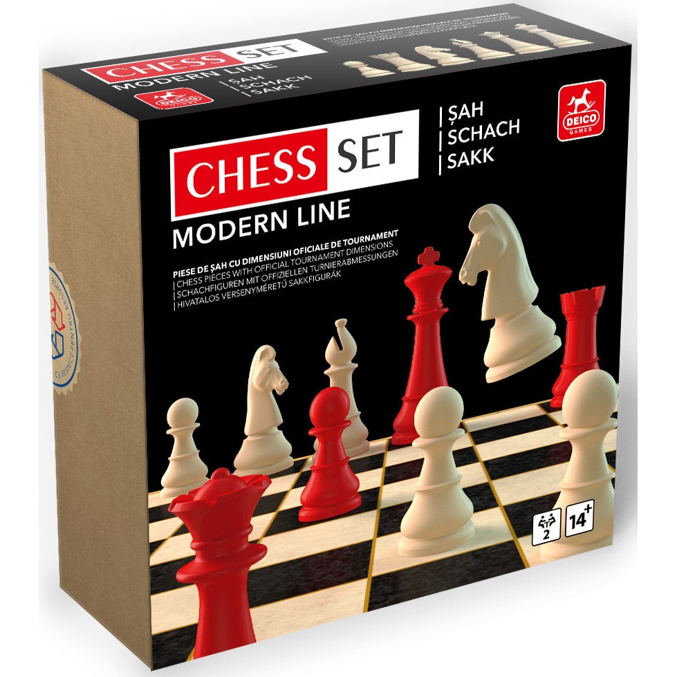 Joc de societate Deico Games, Sah Modern Line, 8.75 cm