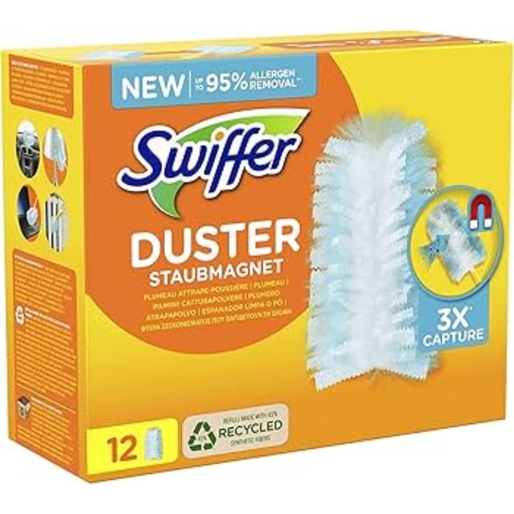 Rezerve pamatuf pentru Curatarea prafului Swiffer Trap & Lock 12 buc
