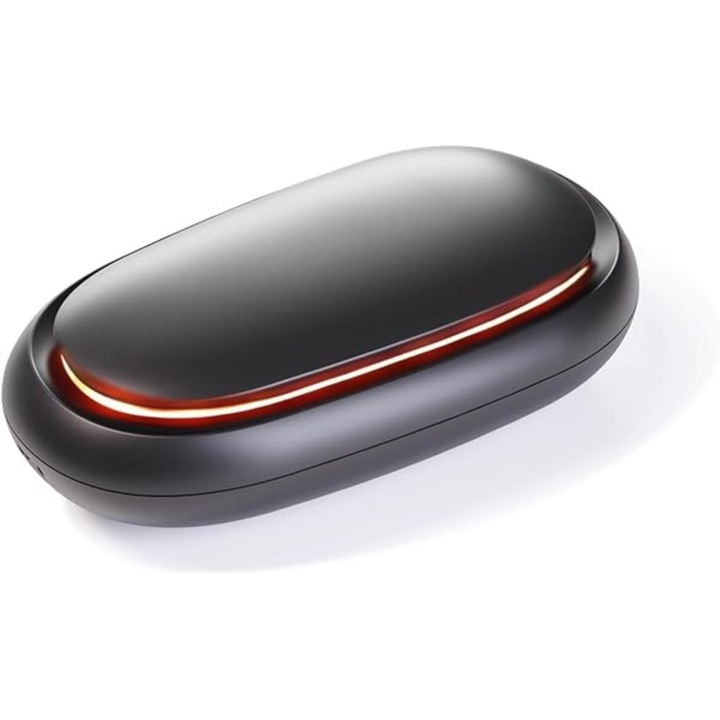 Difuzor de arome FENIKEST B1, pentru uleiuri esentiale si parfum, portabil, fara apa, silentios, cu lumina ambientala si incarcare USB-C, ideal pentru masina, casa sau birou – negru