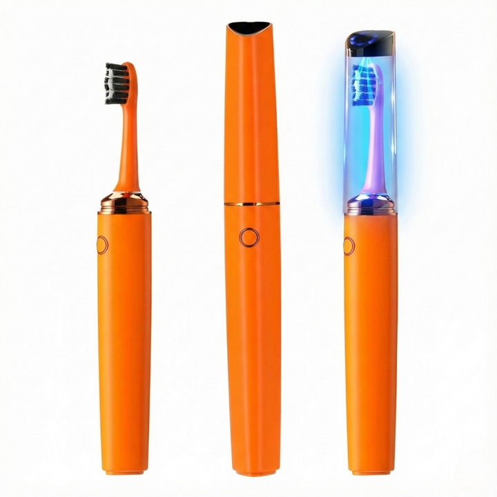 Periuță de dinți electrică sonică Deyra, sterilizare UV automată, 38.000-43.000 vibrații/min, portabilă, 23x22x22cm