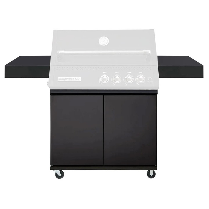 Stand pentru gratar, negru Crossray TCX4PL(B)-TROLLY