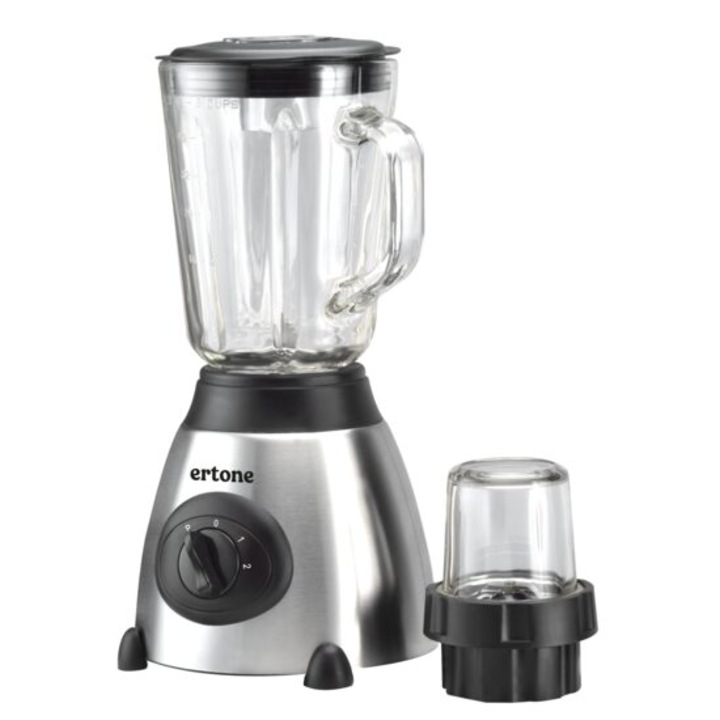 Blender Sencor 7677CH, 1500 W, 28.000 RPM, recipient 1.5 L,8 lame din oțel inoxidabil cu acoperire de titan, 7 programe presetate, negru/auriu