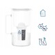 Cana filtranta Wessper D4 BOROSILICATE, sticla borosilicata, 2L met LED contor, BPA Free, set met 6 filtru de apa Aquaclassic, alb