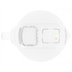 Cana filtranta Wessper D4 BOROSILICATE, sticla borosilicata, 2L met LED contor, BPA Free, set met 6 filtru de apa Aquaclassic, alb