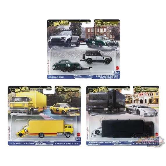 Set colector masini die-cast Hot Wheels Car Culture & Team