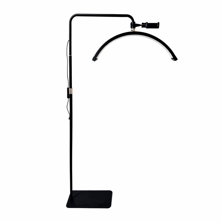 Lampa de Podea LED Feicaeesa, Înălțime și Luminozitate Reglabile, Cu Telecomandă, 40W