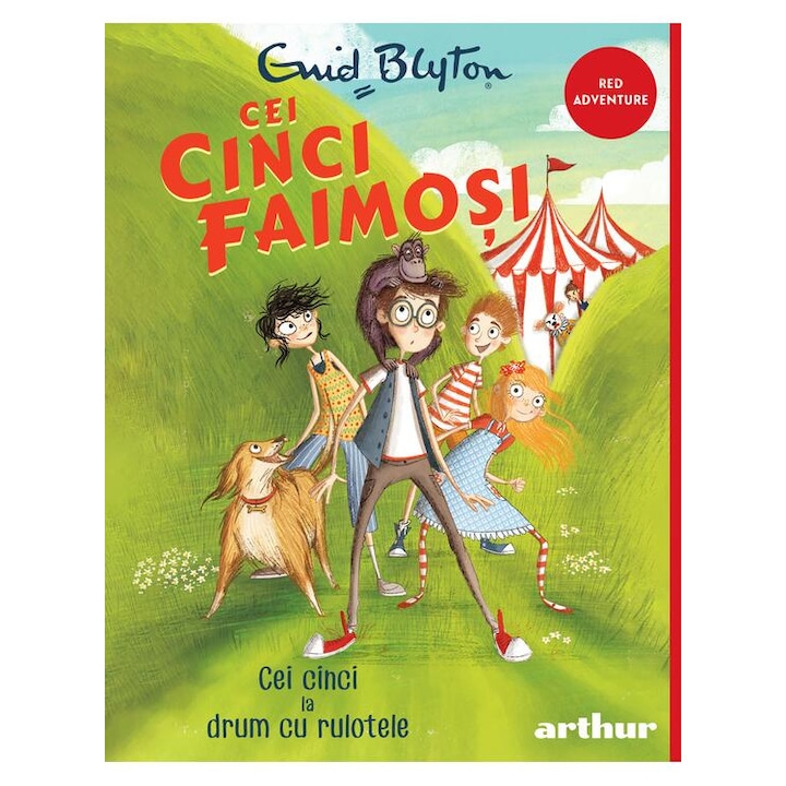 Cei cinci faimosi 5. Cei cinci la drum cu rulotele, Enid Blyton