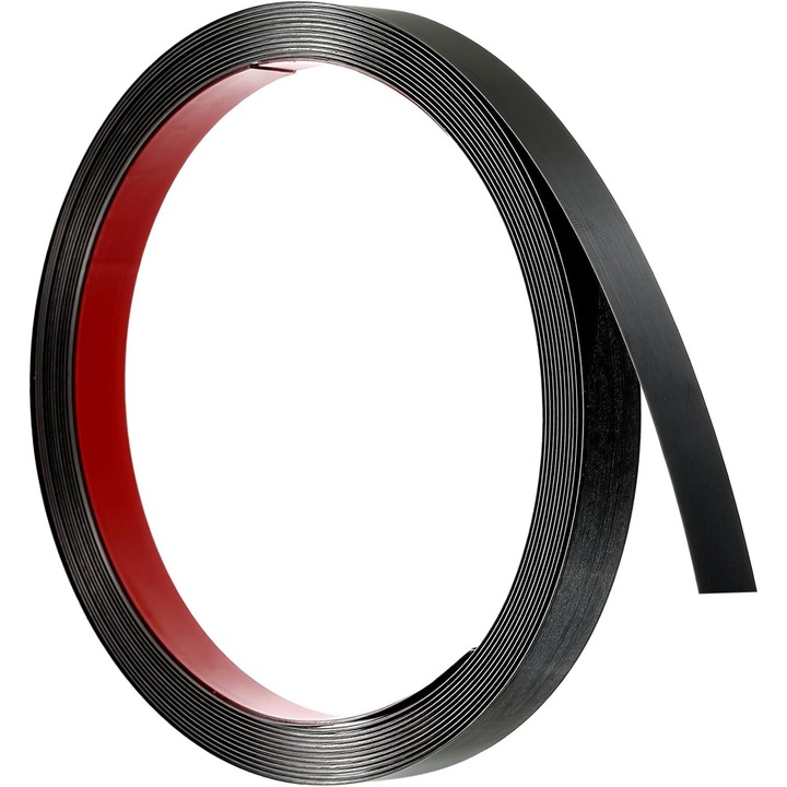 Black- Banda Decorativa Inox Negru Semi Mat Periat 2x500 cm MaffStuff