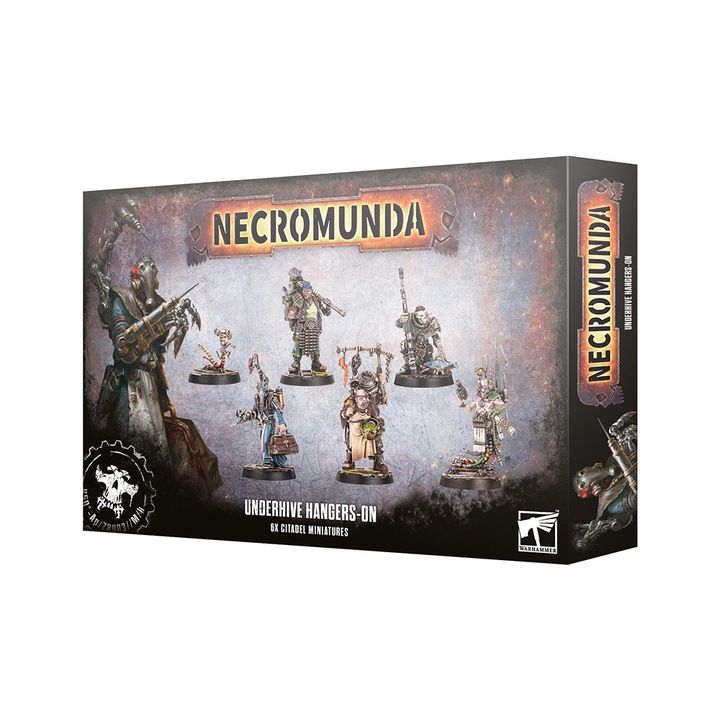 Разширение за игра Necromunda, Underhive Hangers-On, Games Workshop, английски език, сив