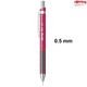 Creion Mecanic 0.5mm pentru Scris, Desen si Creativitate, cu Design Modern in Magenta Vibrant, Tikky 3, Rotring